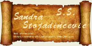 Sandra Stojadinčević vizit kartica
